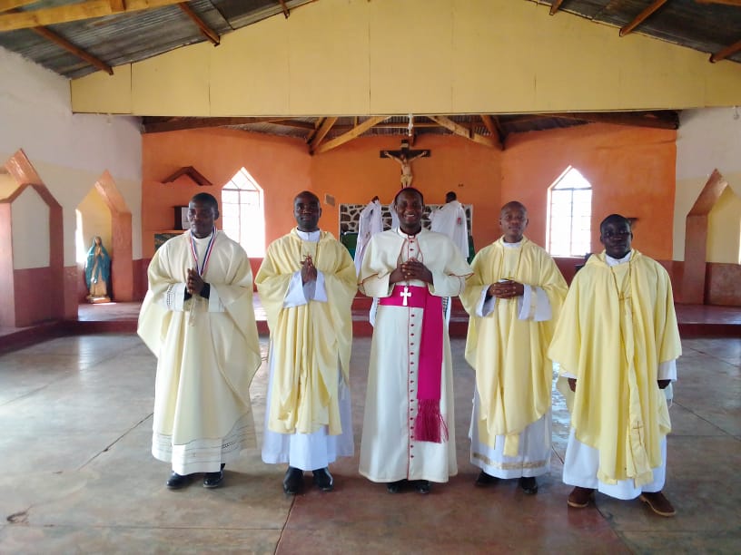 Bishop Peter Adrian Chifukwa at Kanyama Parish Dedza