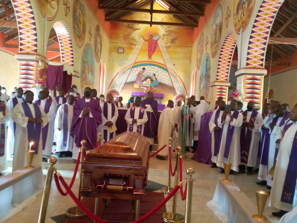 Funeral inside Bembeke Cathedral