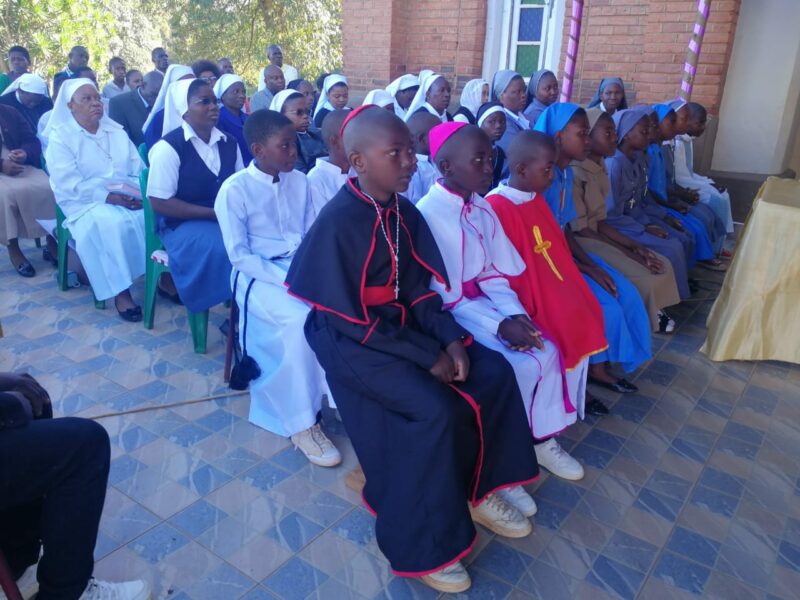 Children at Vocations Day mass at Bembeke Cathedral in Dedza DIocese
