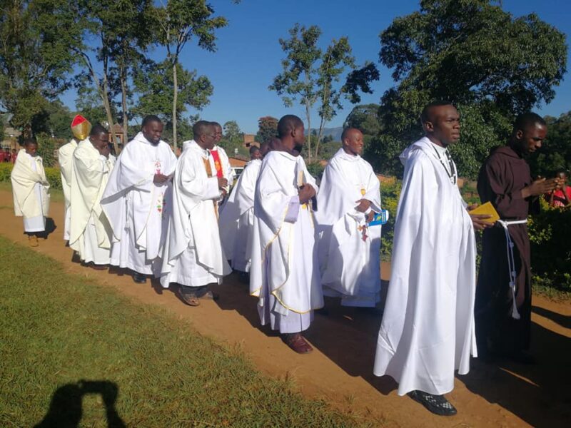 priests at bembeke cathedral, vocations day 2024