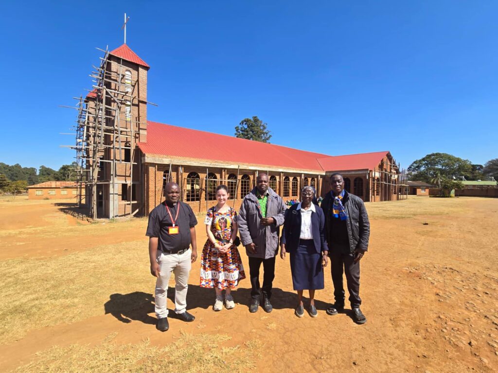 Fr John Chithonje with Secretary General of Holy Childhood Sr Ines Paul