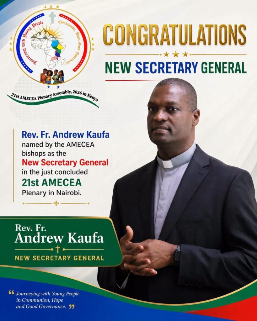 fr andrew kaufa secretagry general of amecea