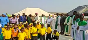 Bishop Peter Adrian Chifukwa at Mwalawatondo Primary School