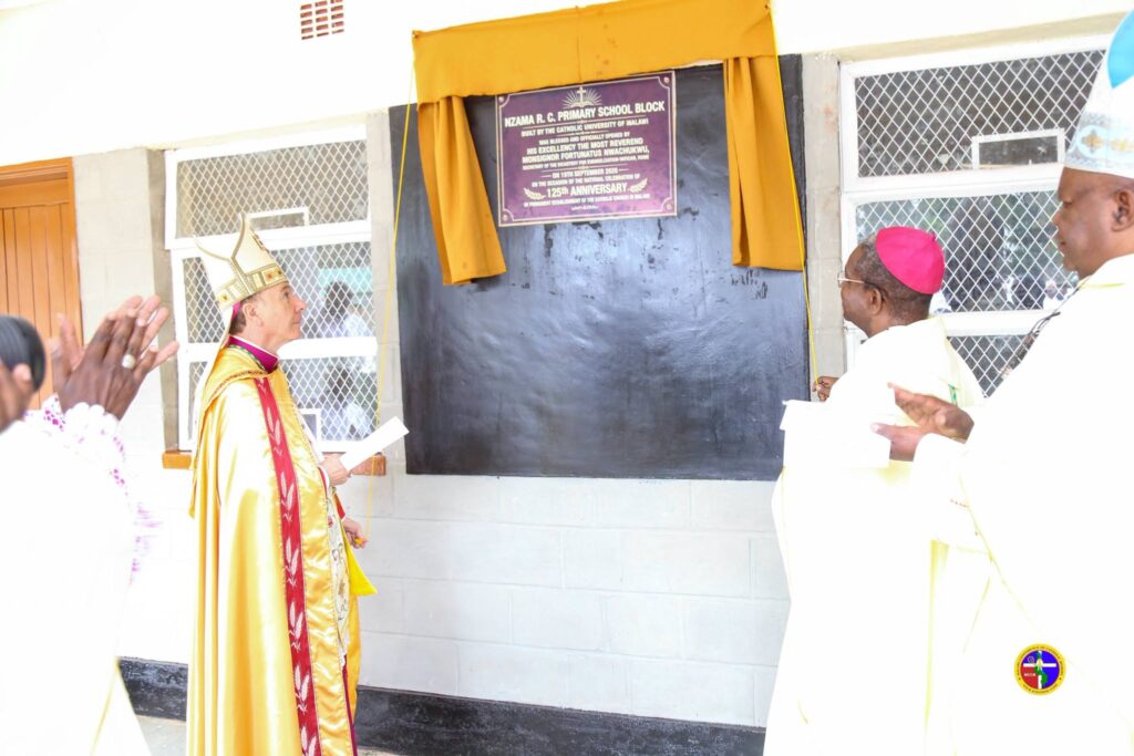 cunima classroom block at Nzama Catholic Parish